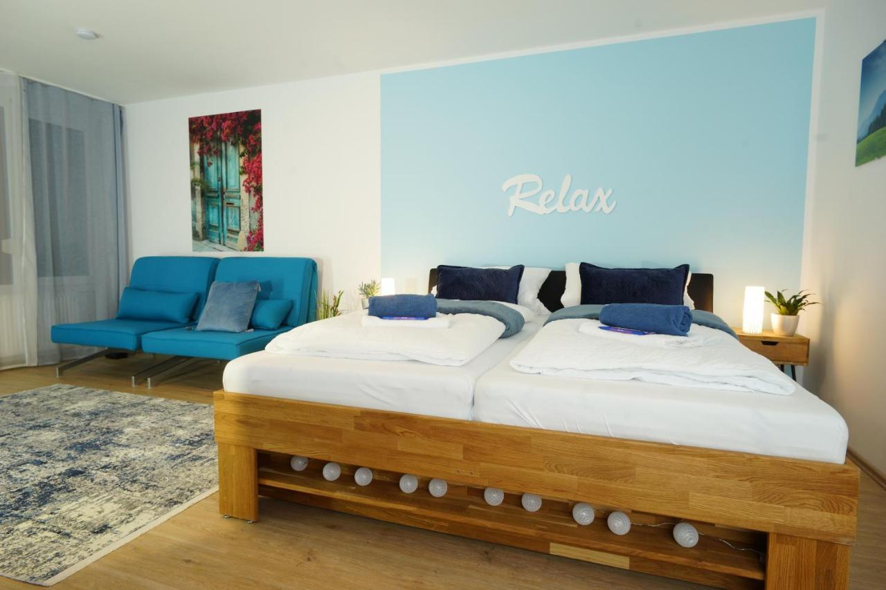 Relax - Blue Mit Pool Und Sauna Scheidegg Exterior foto